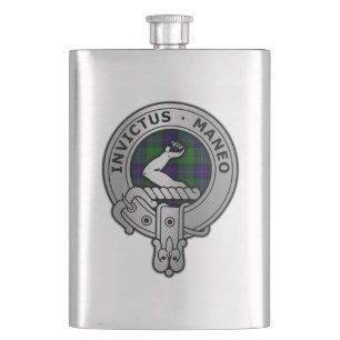 Petaca Clan Armstrong Tartan Escudo Flask