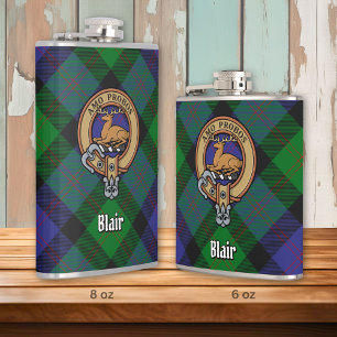 Petaca Clan Blair Escudo por Tartán