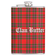 Clan Butter Tartán y Personalizado Textos