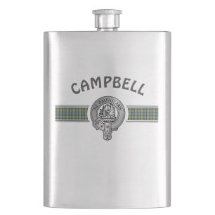 Petaca Clan Campbell (Edición) Escudo y Tartán