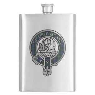 Petaca Clan Campbell Escudo y Tartán