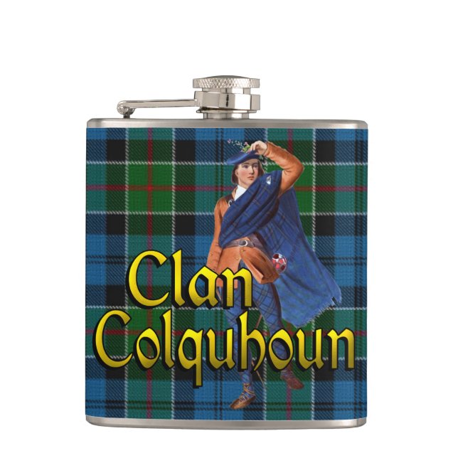 Petaca Clan Colquhoun Old Scotland Flask (Anverso)