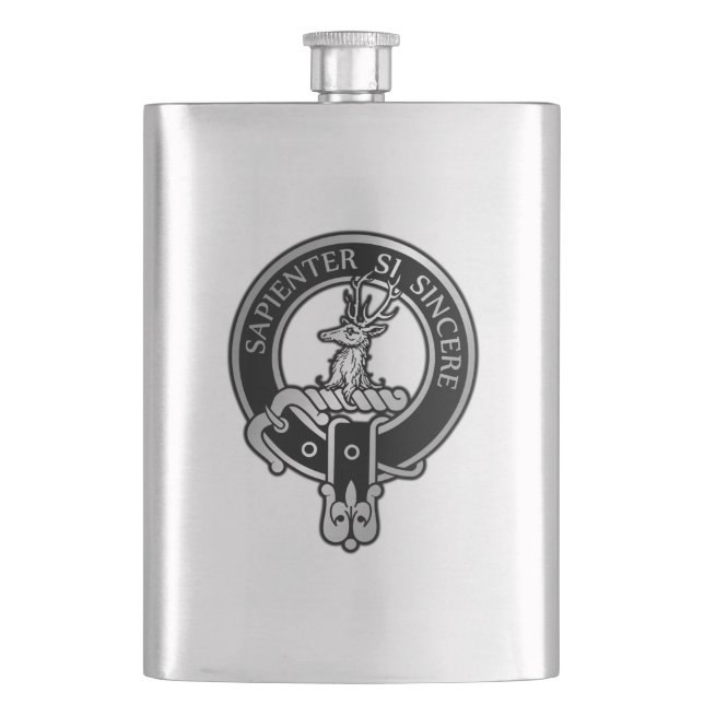 Petaca Clan Davidson Escudo Flask (Anverso)