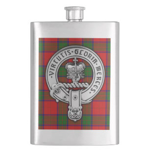 Petaca Clan Donnachaidh (Robertson) Escudo y Tartán