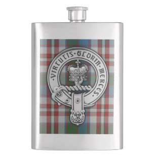 Petaca Clan Donnachaidh (Robertson) Escudo y Vestido Tart