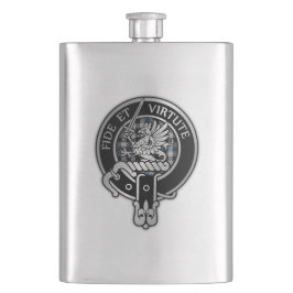 Petaca Clan Gladstone Escudo y Tartán