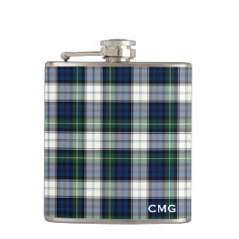 Petaca Clan Gordon Dress Tartan Monogrammed