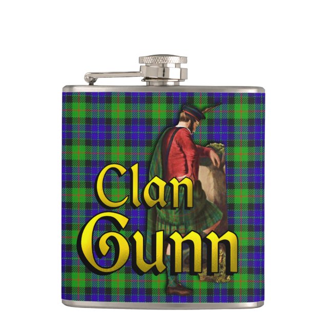 Petaca Clan Gunn Old Scotland (Anverso)