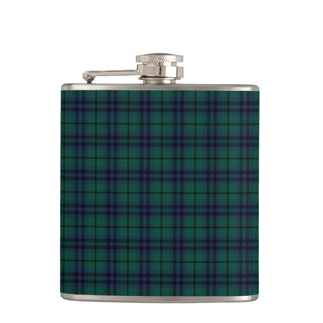 Petaca Clan Keith Dark Green Green Modern Scottish Tartán (Anverso)