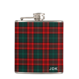 Petaca Clan Kerr Tartan Monogrammed