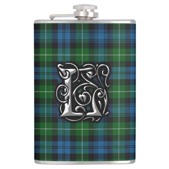 Petaca Clan Lamont Tartan Old Scotland Flask (Anverso)