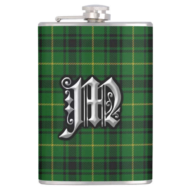 Petaca Clan MacArthur Tartan Old Scotland Flask (Anverso)