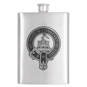Petaca Clan MacDonald del matraz Escudo de Clanranald