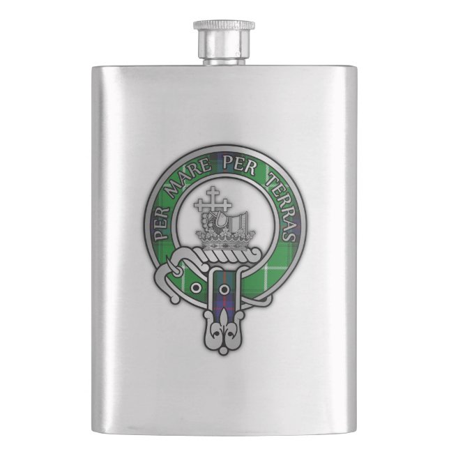 Petaca Clan MacDonald Escudo Flask (Anverso)