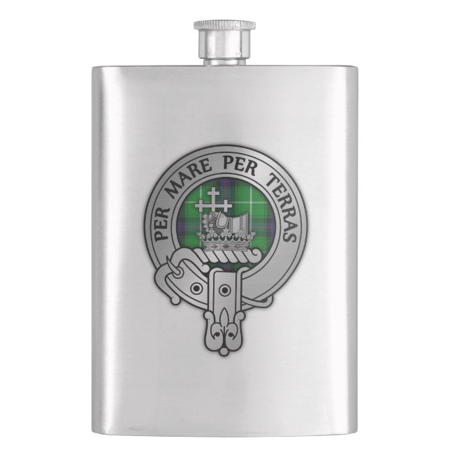 Petaca Clan MacDonald Escudo Flask (Anverso)