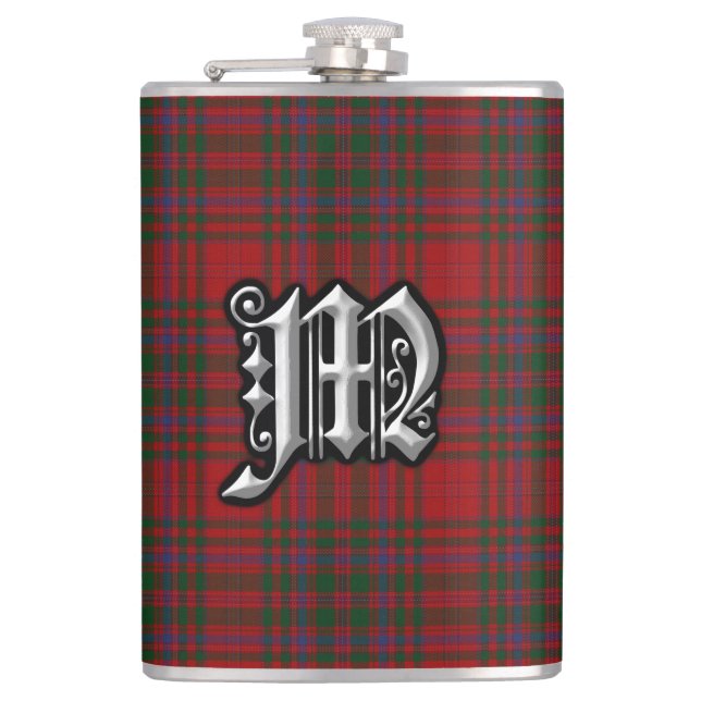 Petaca Clan MacDougall Tartan Old Scotland Flask (Anverso)