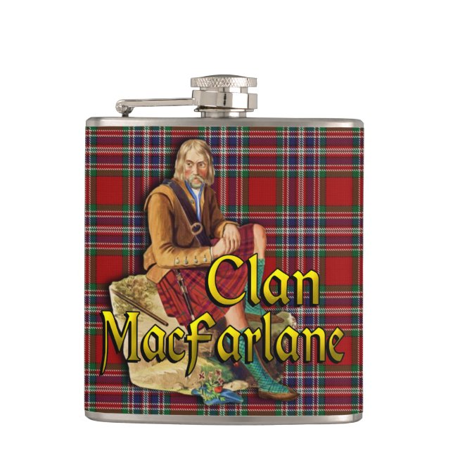 Petaca Clan MacFarlane Old Scotland Flask (Anverso)