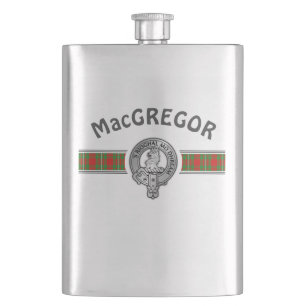 Petaca Clan MacGregor (Edit) Escudo y máscara de tartán