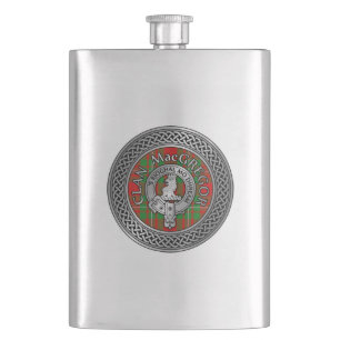 Petaca Clan MacGregor Escudo & Tartan Knot