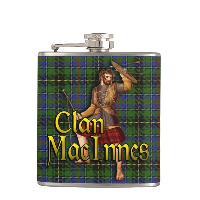 Petaca Clan MacInnes Old Scotland Flask (Anverso)