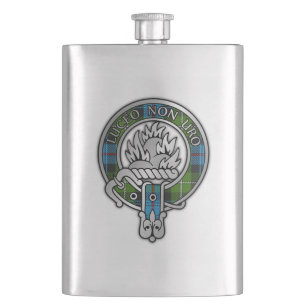 Petaca Clan MacKenzie Escudo y Tartán