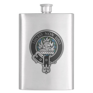 Petaca Clan MacKenzie Escudo y Tartán