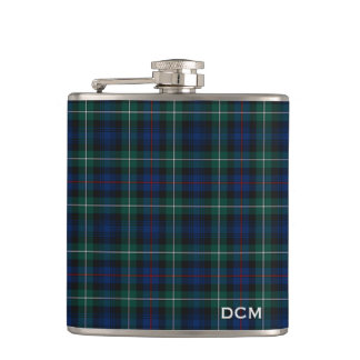Petaca Clan Mackenzie Tartan Monogram