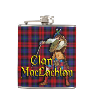 Petaca Clan MacLachlan Vieja Escocia