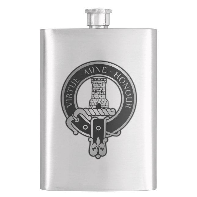 Petaca Clan MacLean Escudo Flask (Anverso)