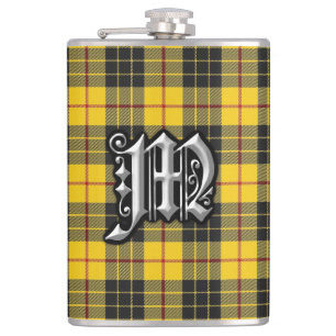 Petaca Clan MacLeod de Lewis Tartan Old Scotland Flask
