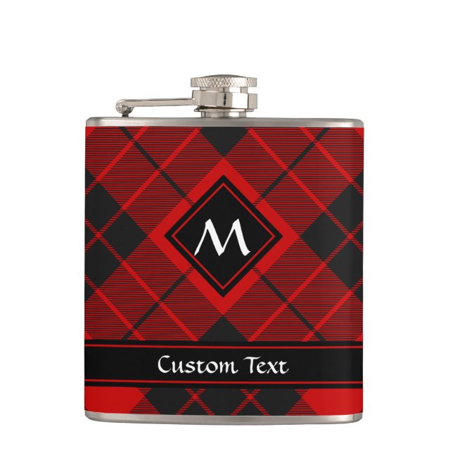 Petaca Clan Macleod de Raasay Tartán (Anverso)