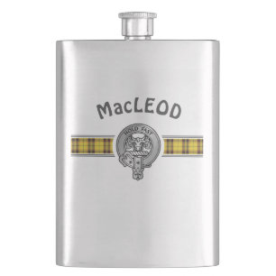 Petaca Clan MacLeod (Edición) Escudo y Tartán