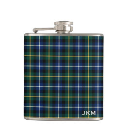 Petaca Clan MacNeil del Monograma Barra Tartan