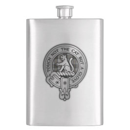 Petaca Clan MacPherson Escudo y Tartán