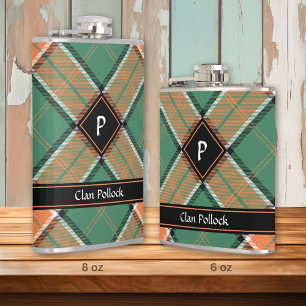 Petaca Clan Pollock Tartan
