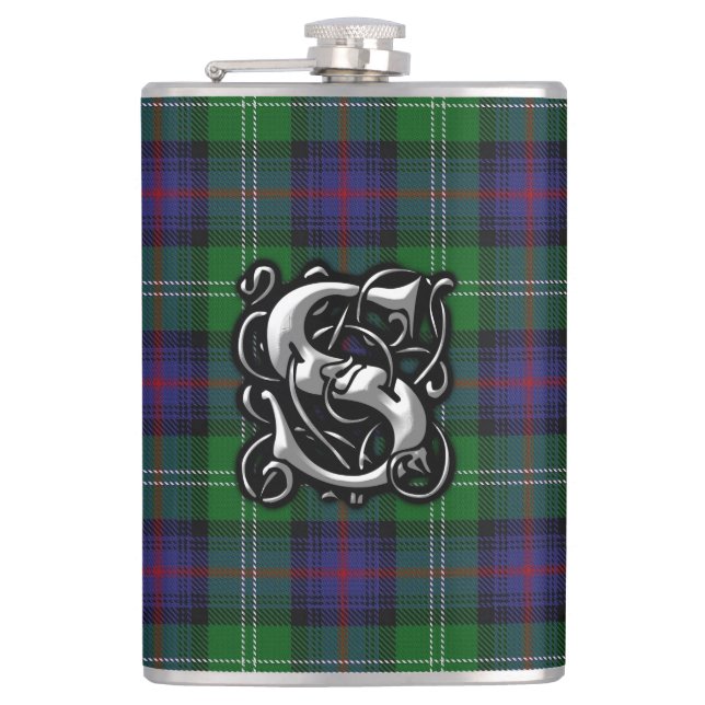 Petaca Clan Sutherland Tartan Old Scotland Flask (Anverso)