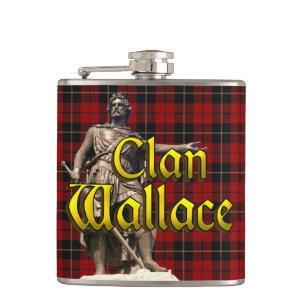 Petaca Clan Wallace Scottish Freedom