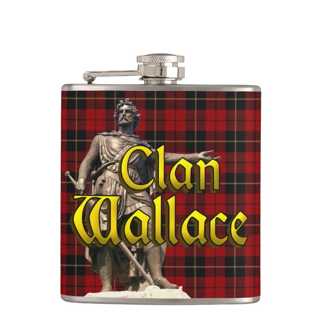 Petaca Clan Wallace Scottish Freedom (Anverso)