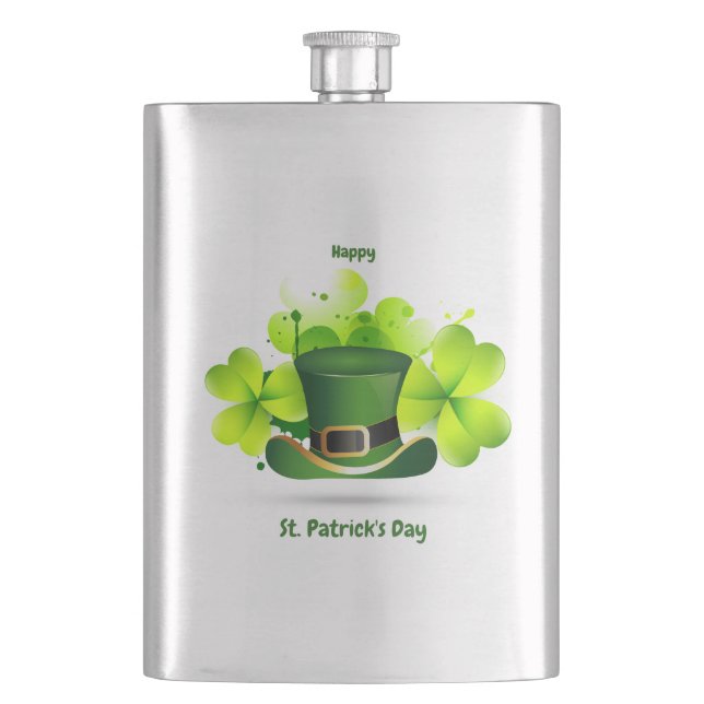 Petaca Clásico del Día de Patrick (Anverso)