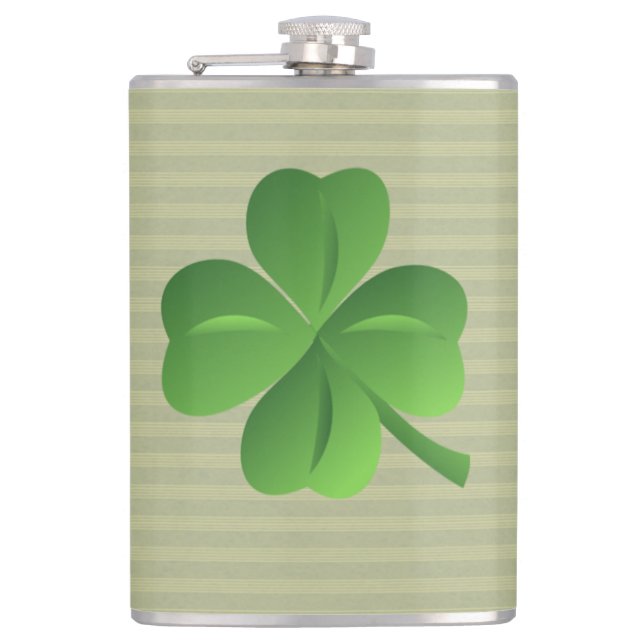 Petaca Clásico Trendy Irish Lucky Shamrock (Anverso)