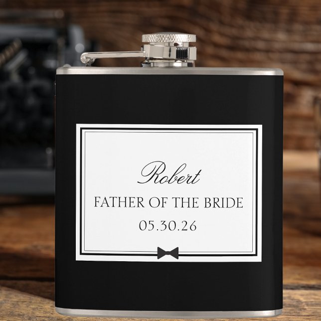 Petaca Clásico y personalizado padre de la novia (Subido por el creador)