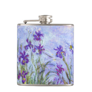Petaca Claude Monet - Lilac Irises / Iris Mauves