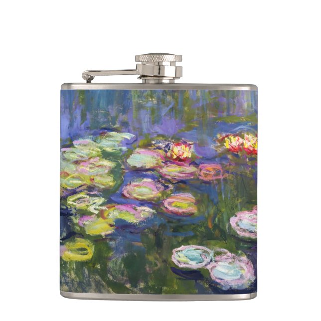 Petaca Claude Monet - Lilies de agua / Nympheas (Anverso)