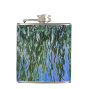 Petaca Claude Monet - Lilis de agua con sauce lloroso