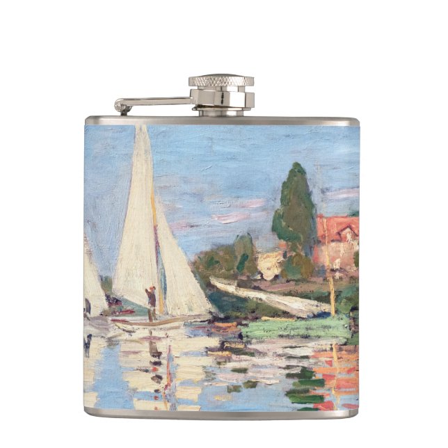 Petaca Claude Monet - Regattas en Argenteuil (Anverso)