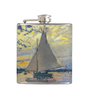 Petaca Claude Monet - Velero en Le Petit-Gennevilliers