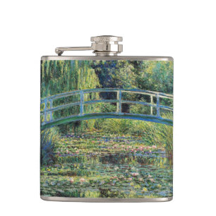 Petaca Claude Monet - Water Lily Pond y Puente Japanés