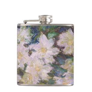 Petaca Claude Monet - White Clematis