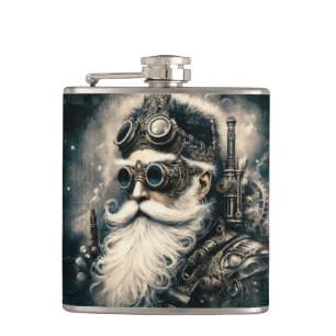 Petaca Claus infundido de carbón: Steampunk Santa