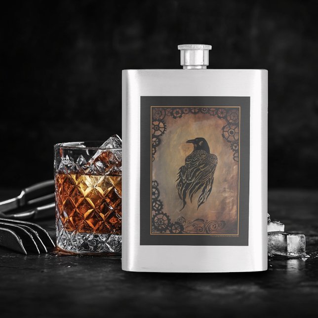Petaca Clockwork Raven (Subido por el creador)